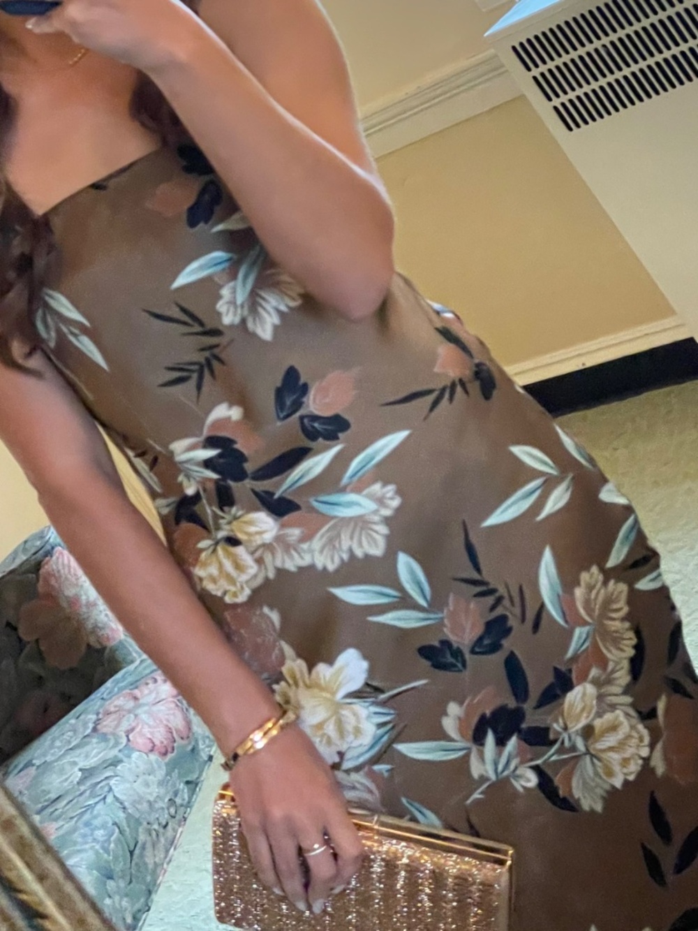 Hello Molly Reverse floral dress size small